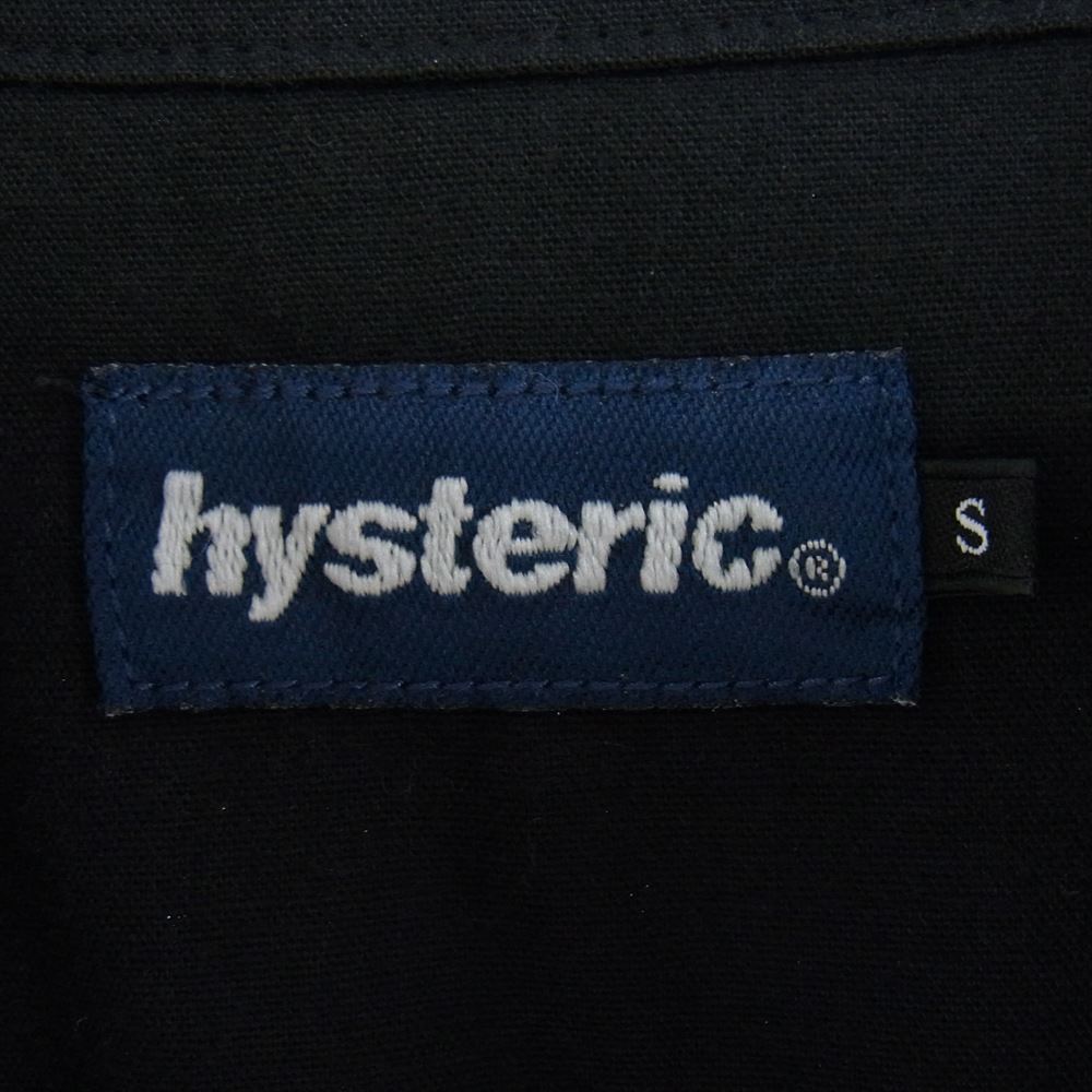 HYSTERIC GLAMOUR ヒステリックグラマー 02202AH06 LAID BACK エンジニア シャツ ブラック系 S【中古】