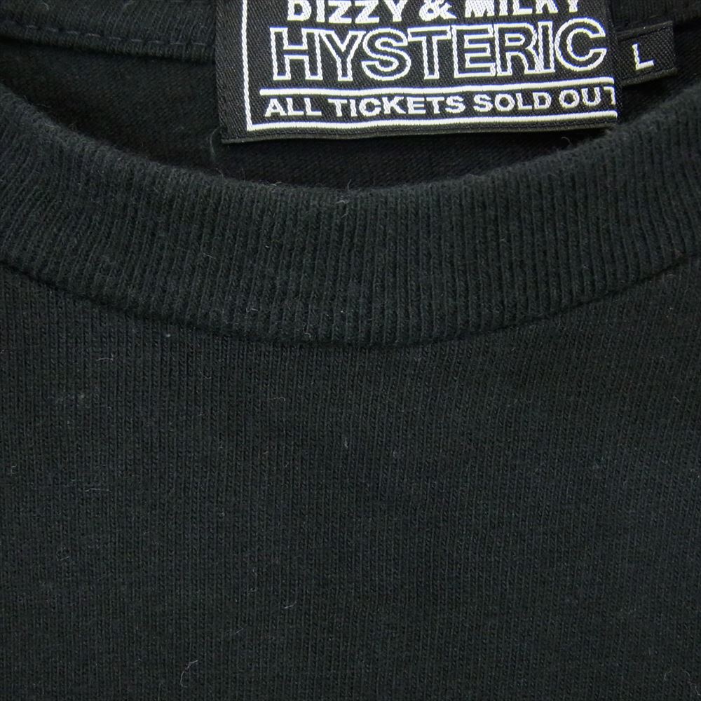 HYSTERIC GLAMOUR ヒステリックグラマー 24SS 02241CT41 SPEEDSTER クルーネック 半袖 プリント Tシャツ ブラック系 L【中古】