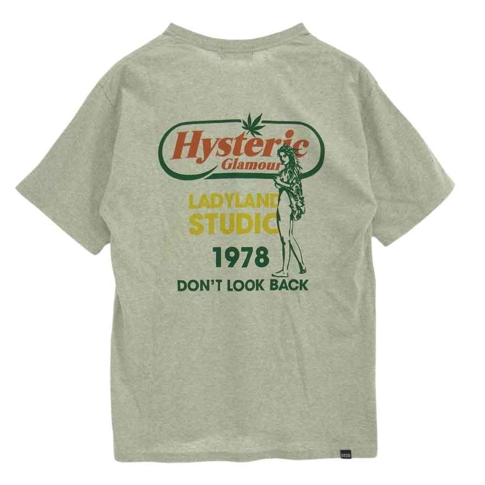 HYSTERIC GLAMOUR ヒステリックグラマー 02241CT21 LADYLAND STUDIO Tシャツ グレー系 M【中古】