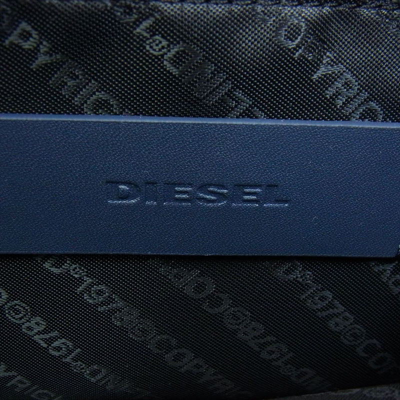 DIESEL ディーゼル トリートメントデニム クロスボディバッグ インディゴブルー系【中古】