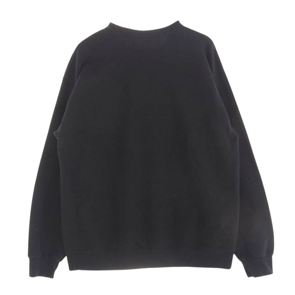 カオスフィッシングクラブ LOGO CREW NECK ロゴ スウェット ブラック系 L【中古】