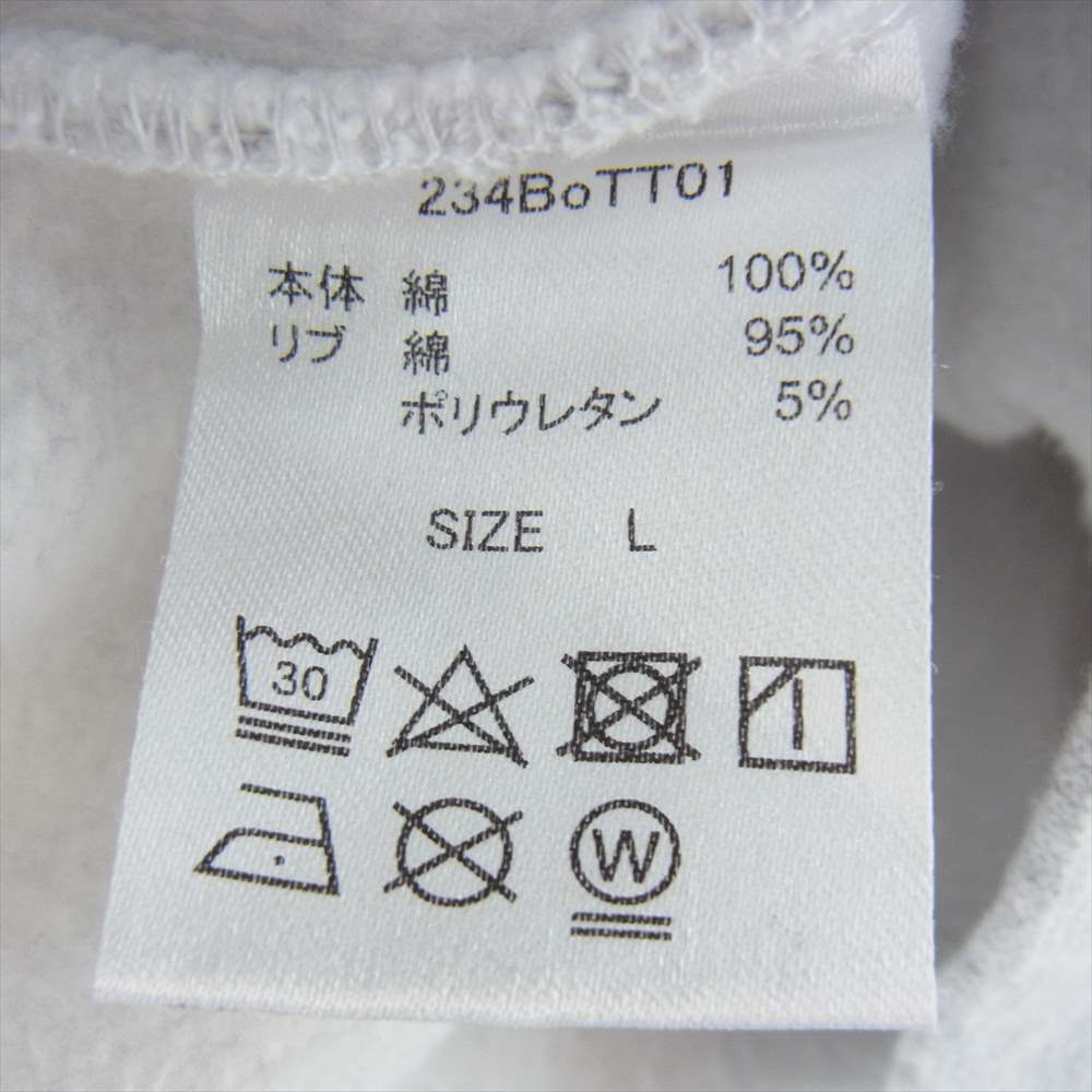 ボット 234BoTT01 OG Logo Pullover Hoodie オージー ロゴ プル オーバー パーカー グレー系 L【中古】