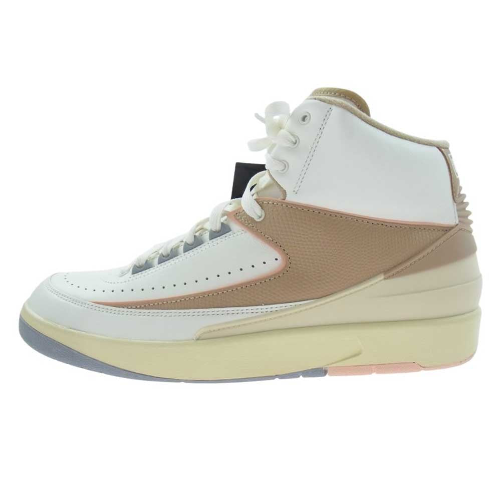 NIKE ナイキ Women's Air Jordan 2 Sunset Haze ウィメンズ エアジョーダン2  ハイカット スニーカー ベージュ系 29cm【極上美品】【中古】