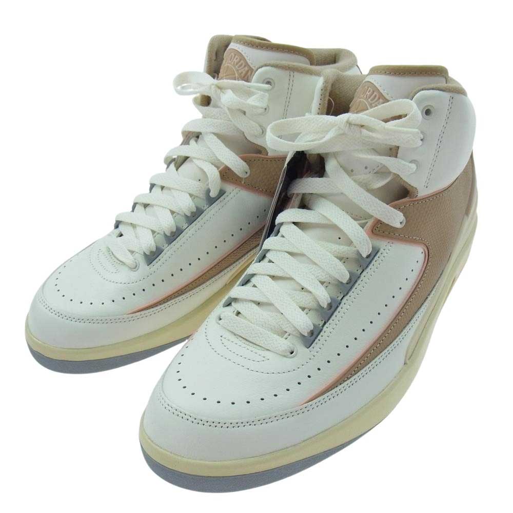 NIKE ナイキ Women's Air Jordan 2 Sunset Haze ウィメンズ エアジョーダン2  ハイカット スニーカー ベージュ系 29cm【極上美品】【中古】