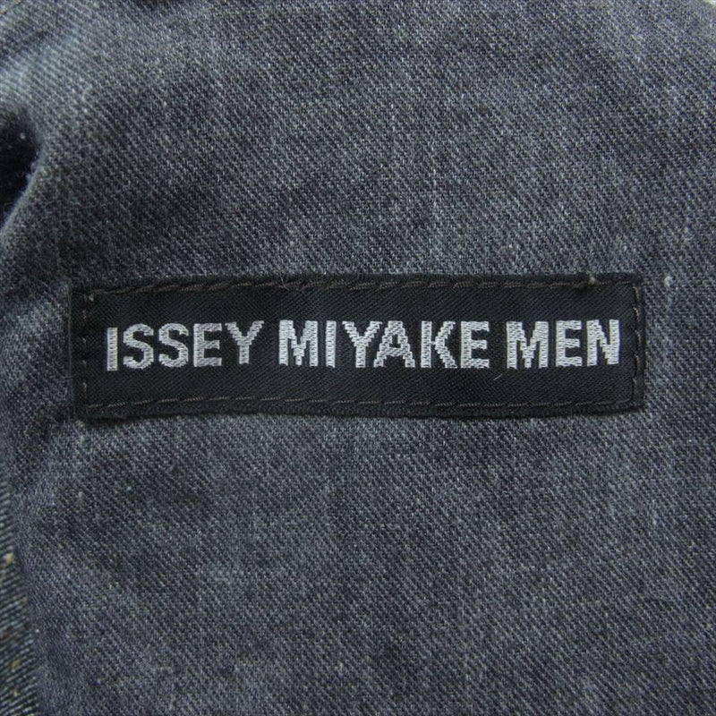 ISSEY MIYAKE イッセイミヤケ 13AW ME33FF089 MEN メン ジャガード 総柄 デニム パンツ ブラック系 2【中古】