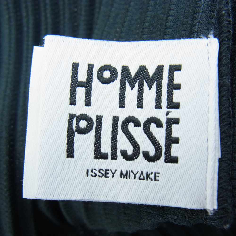 ISSEY MIYAKE イッセイミヤケ 23AW HP33JI137 homme plisse オムプリッセ PLEATS BOTTOMS 1 プリーツ加工 ジャンプスーツ オールインワン ダークグリーン系 1【美品】【中古】