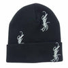 Supreme シュプリーム Tag Beanie タグ ビーニー ニット キャップ ブラック系 FREE【極上美品】【中古】