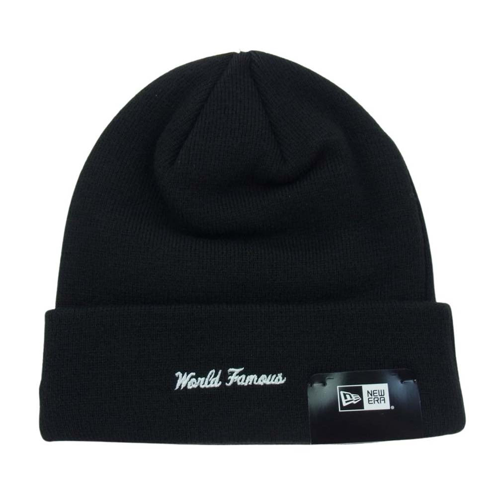 Supreme シュプリーム 21AW New Era Box Logo Beanie ニュー エラ ボックス ロゴ ビーニー ニット キャップ ブラック系 FREE【新古品】【未使用】【中古】