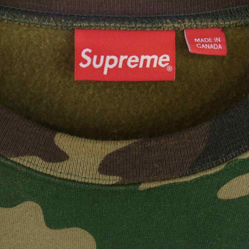 Supreme シュプリーム 22AW Shop Small Box Crewneck Brooklyn Camo ショップ スモール ボックス クルーネック  ブルックリン カモ スウェットシャツ L【極上美品】【中古】