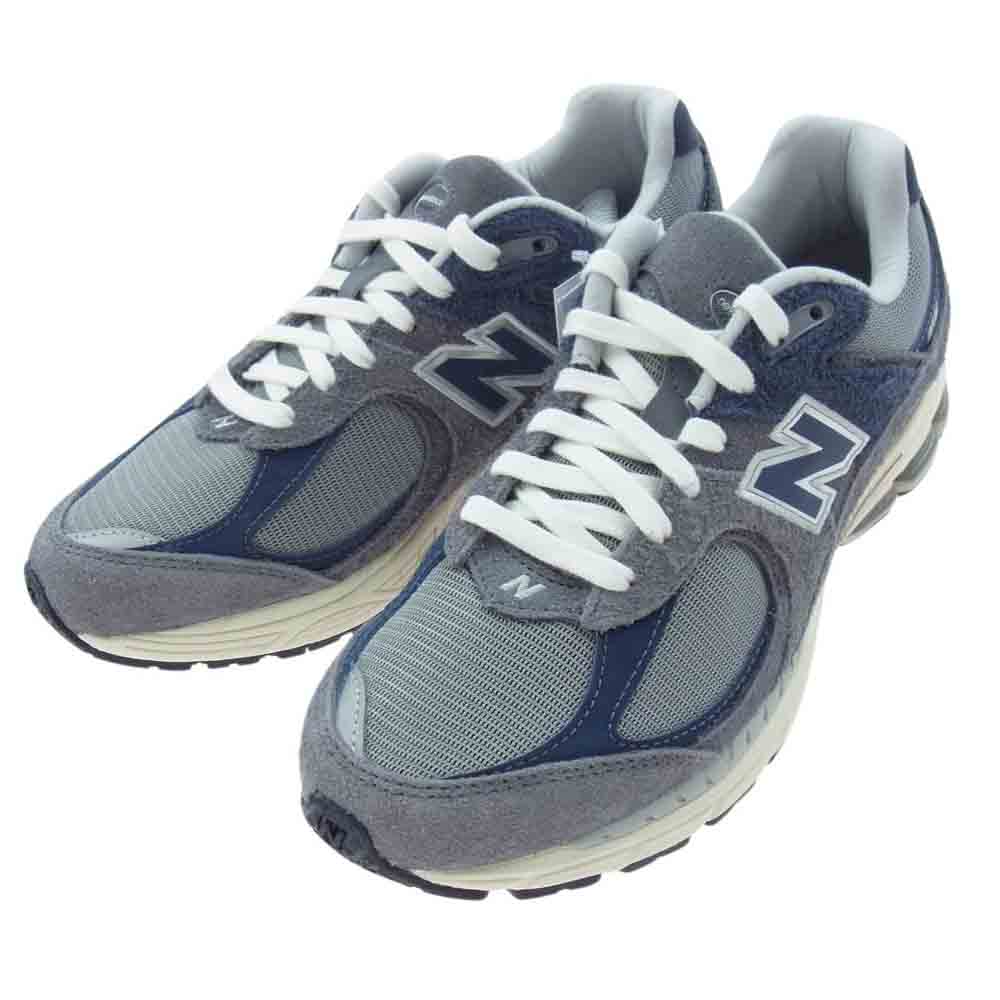 NEW BALANCE ニューバランス M2002REL メッシュ スエード ローカット スニーカー グレー系 27cm【美品】【中古】