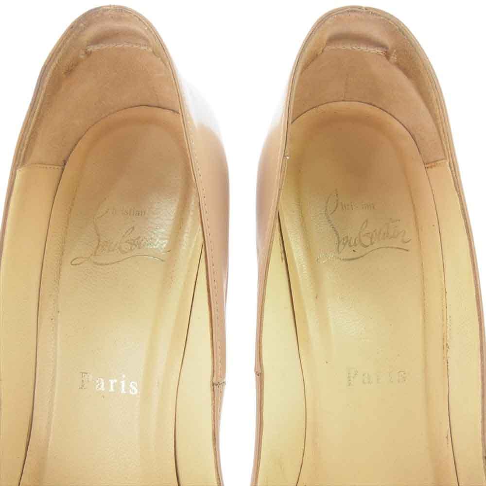 Christian Louboutin クリスチャンルブタン パンプス ヒール ベージュ系 37【中古】