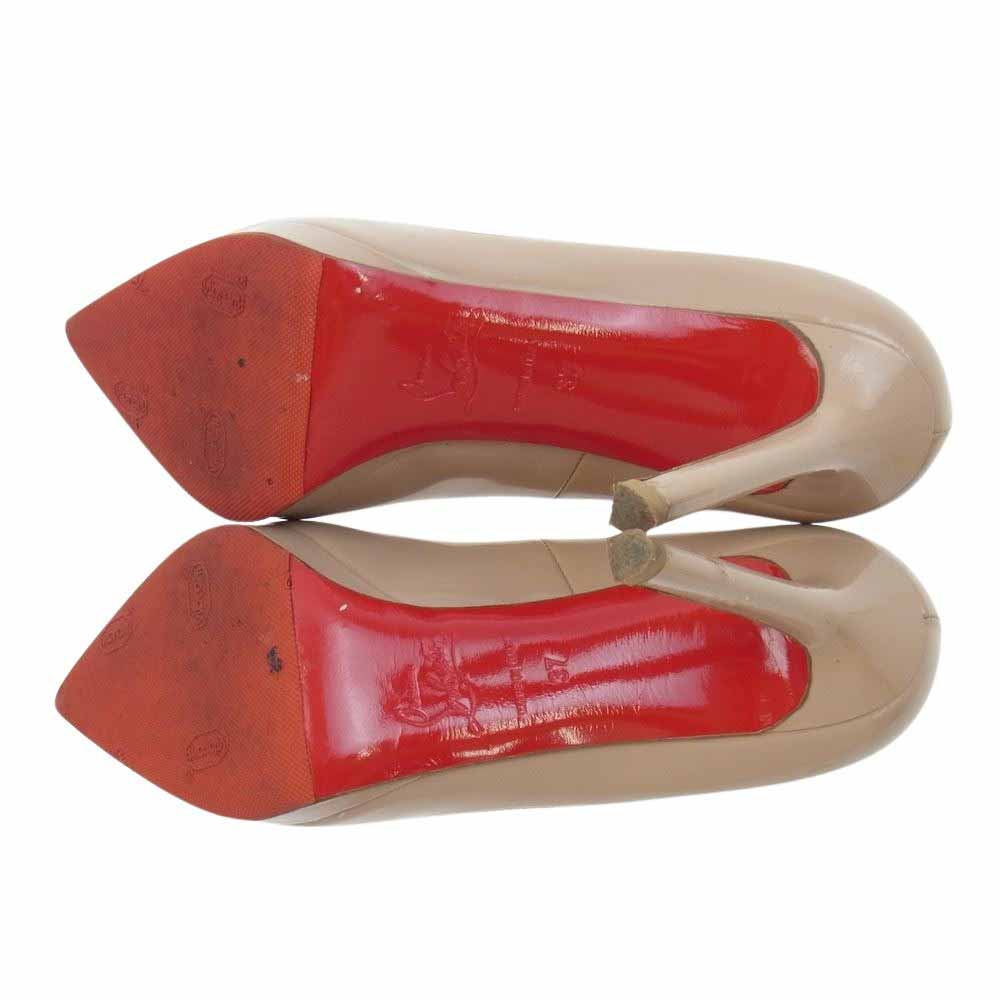 Christian Louboutin クリスチャンルブタン パンプス ヒール ベージュ系 37【中古】