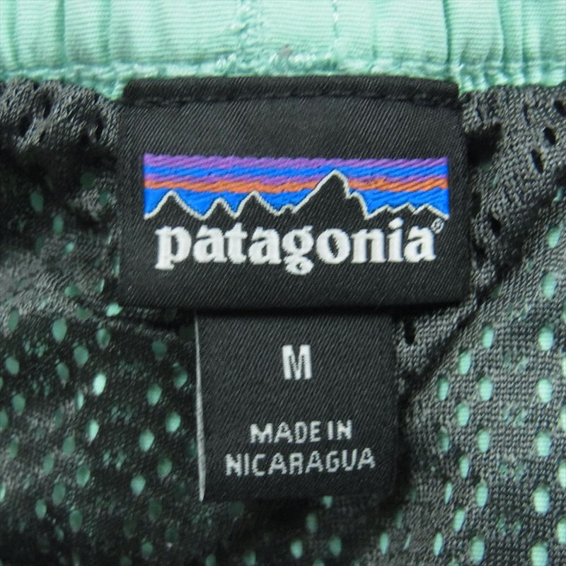 patagonia パタゴニア 21SS 57021SP19 BAGGIES SHORTS バギーズ ショーツ ショートパンツ VJOG グリーン系 ミントグリーン系 M【中古】