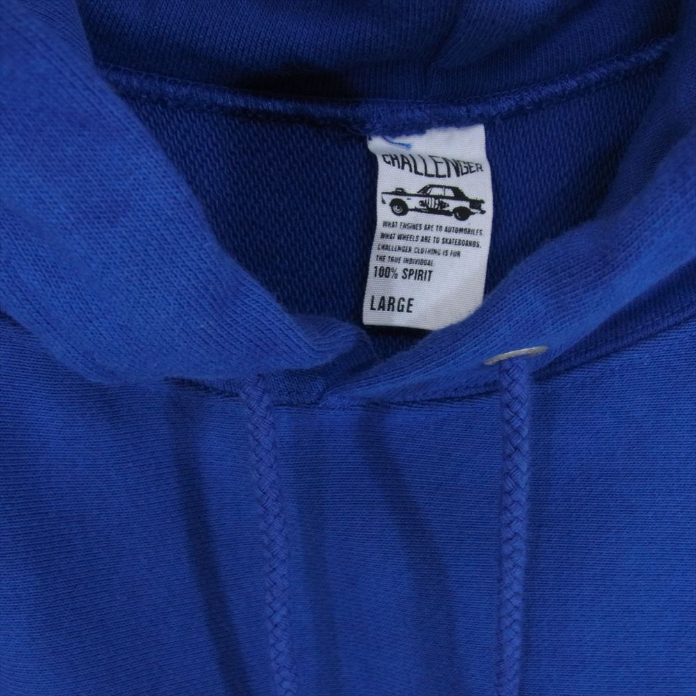 CHALLENGER チャレンジャー 24SS CLG-SW 024-002 SHROOM HOODIE キノコ プリント プルオーバー スウェット パーカー ブルー系 L【中古】