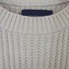 DESCENDANT ディセンダント 22AW GAUFRE WAFFLE KNIT CACHALOT 刺繍 アクリル ワッフル ニット クルーネック セーター グレー系 2【中古】