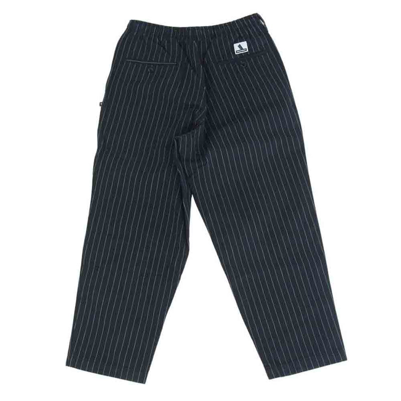 DESCENDANT ディセンダント 22AW SHORE STRIPE BEACH TROUSERS ショア ストライプ ビーチ イージーパンツ ダークネイビー系 3【中古】