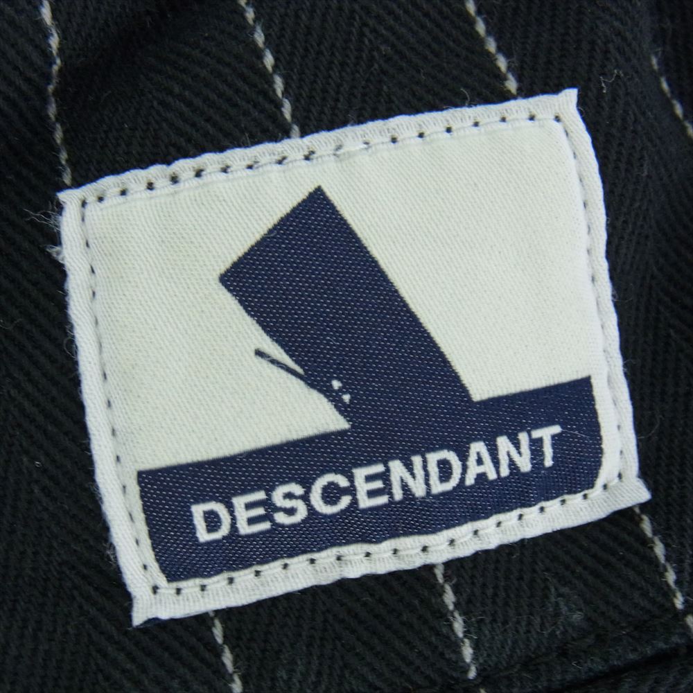 DESCENDANT ディセンダント 22AW SHORE STRIPE BEACH TROUSERS ショア ストライプ ビーチ イージーパンツ ダークネイビー系 3【中古】