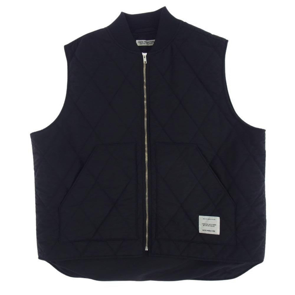 COOTIE クーティー 23AW CTE-23A210 Nylon Quilting Work Vest ナイロン キルティング ワーク ベスト ブラック系 M【中古】