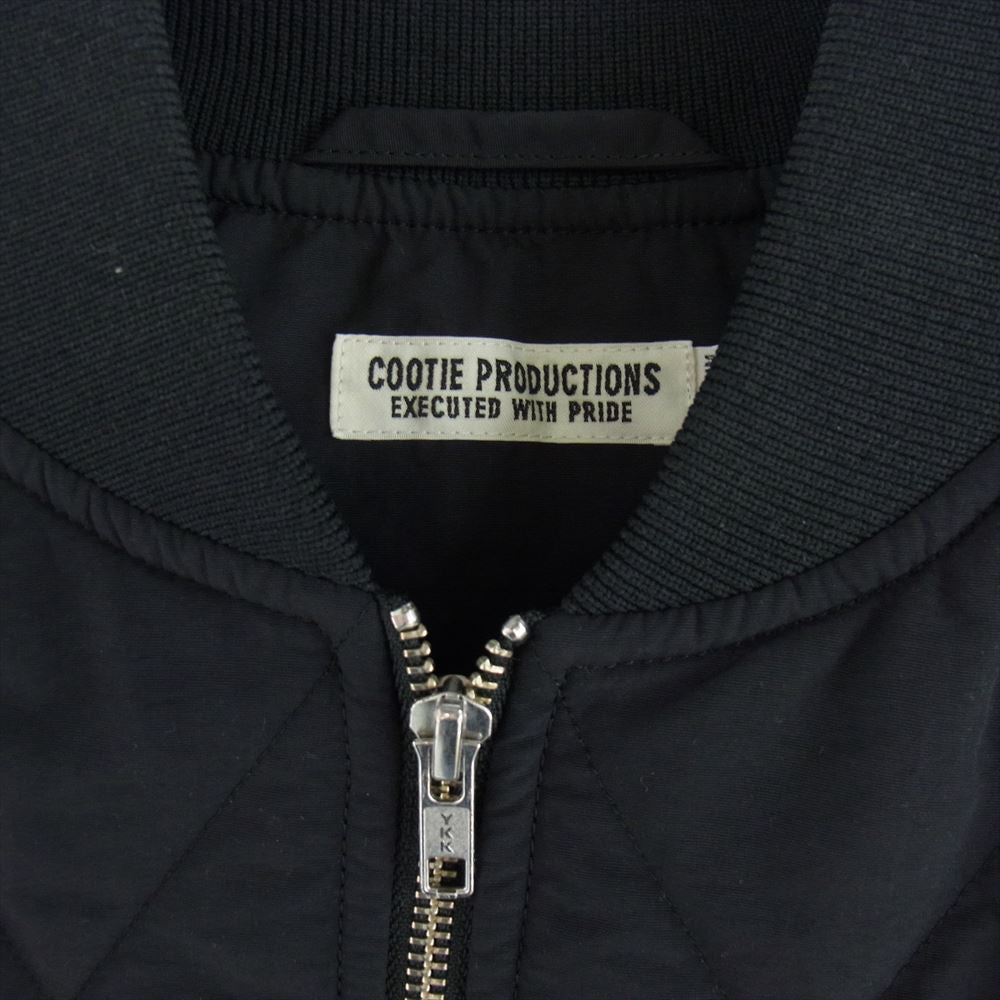 COOTIE クーティー 23AW CTE-23A210 Nylon Quilting Work Vest ナイロン キルティング ワーク ベスト ブラック系 M【中古】