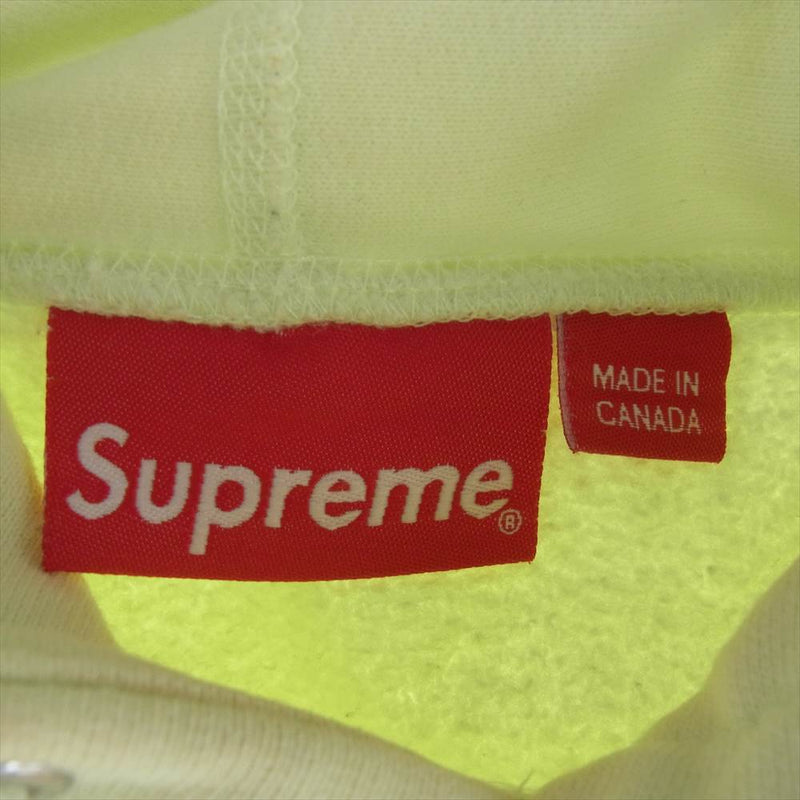 Supreme シュプリーム 17AW box logo hooded Sweatshirt ライム ライム S【中古】