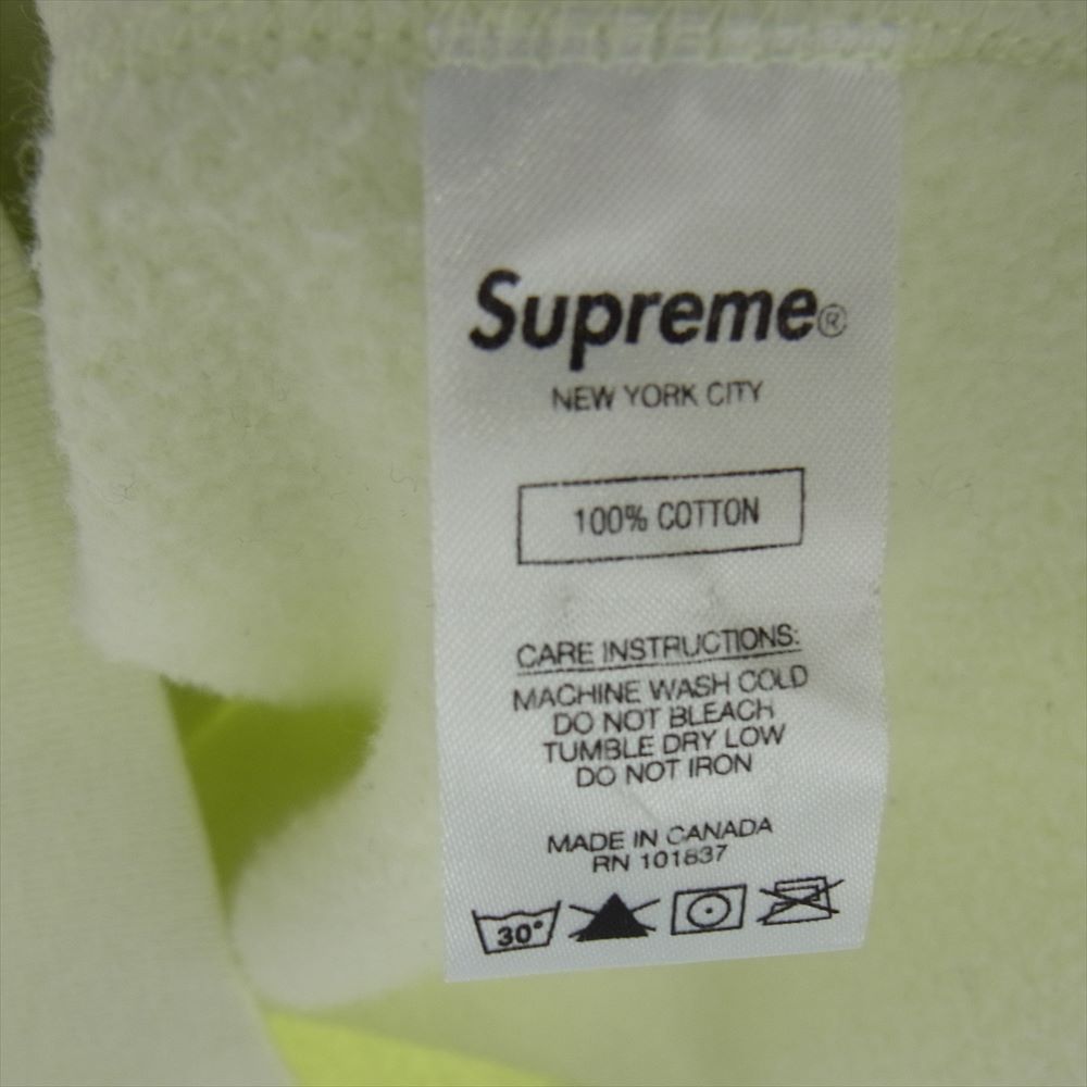 Supreme シュプリーム 17AW box logo hooded Sweatshirt ライム ライム S【中古】