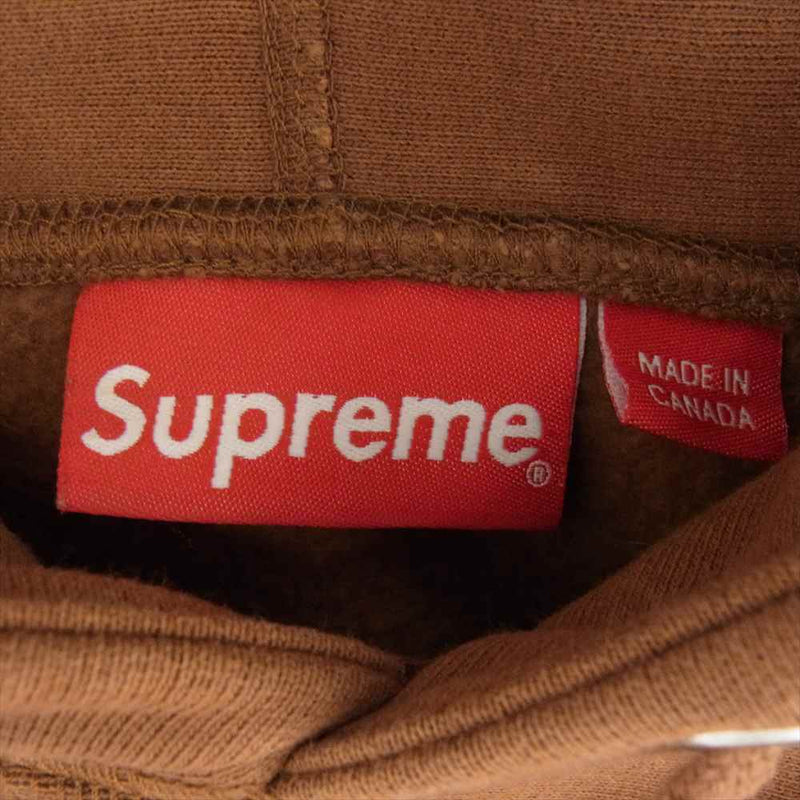 Supreme シュプリーム 17AW Box Logo Hooded  Sweatshirt  Rust ブラウン系 M【中古】