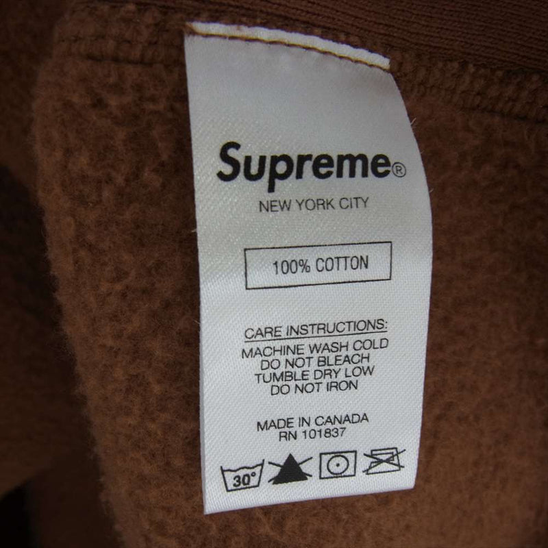 Supreme シュプリーム 17AW Box Logo Hooded  Sweatshirt  Rust ブラウン系 M【中古】