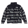 Supreme シュプリーム 15AW The North Face By Any Means Nuptse Jacket ノースフェイス バイエニーミーンズ ヌプシ ダウン ジャケット ブラック系 S【中古】