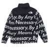 Supreme シュプリーム 15AW The North Face By Any Means Nuptse Jacket ノースフェイス バイエニーミーンズ ヌプシ ダウン ジャケット ブラック系 S【中古】