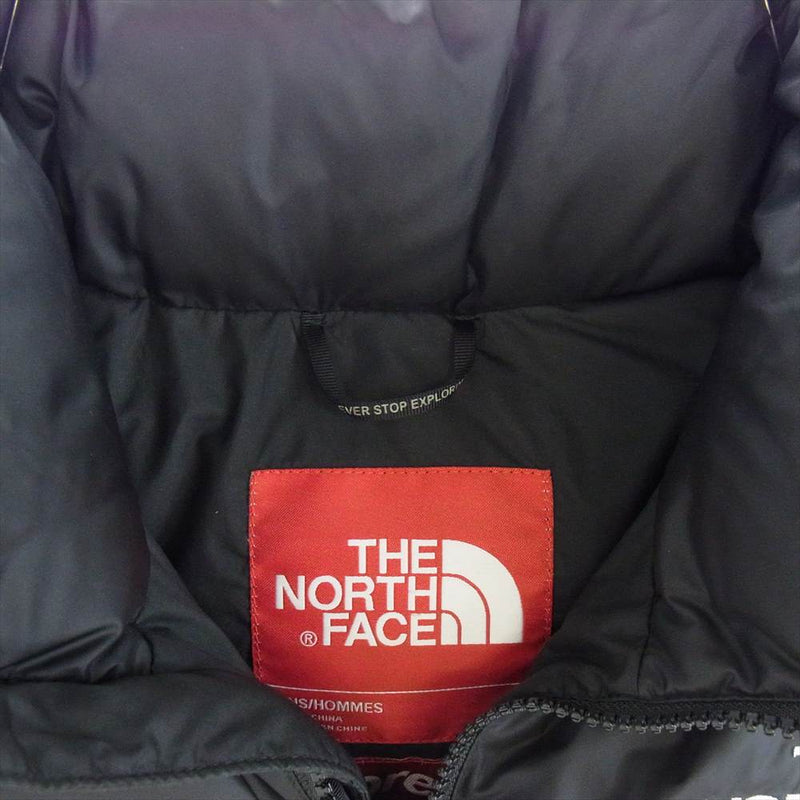 Supreme シュプリーム 15AW The North Face By Any Means Nuptse Jacket ノースフェイス バイエニーミーンズ ヌプシ ダウン ジャケット ブラック系 S【中古】