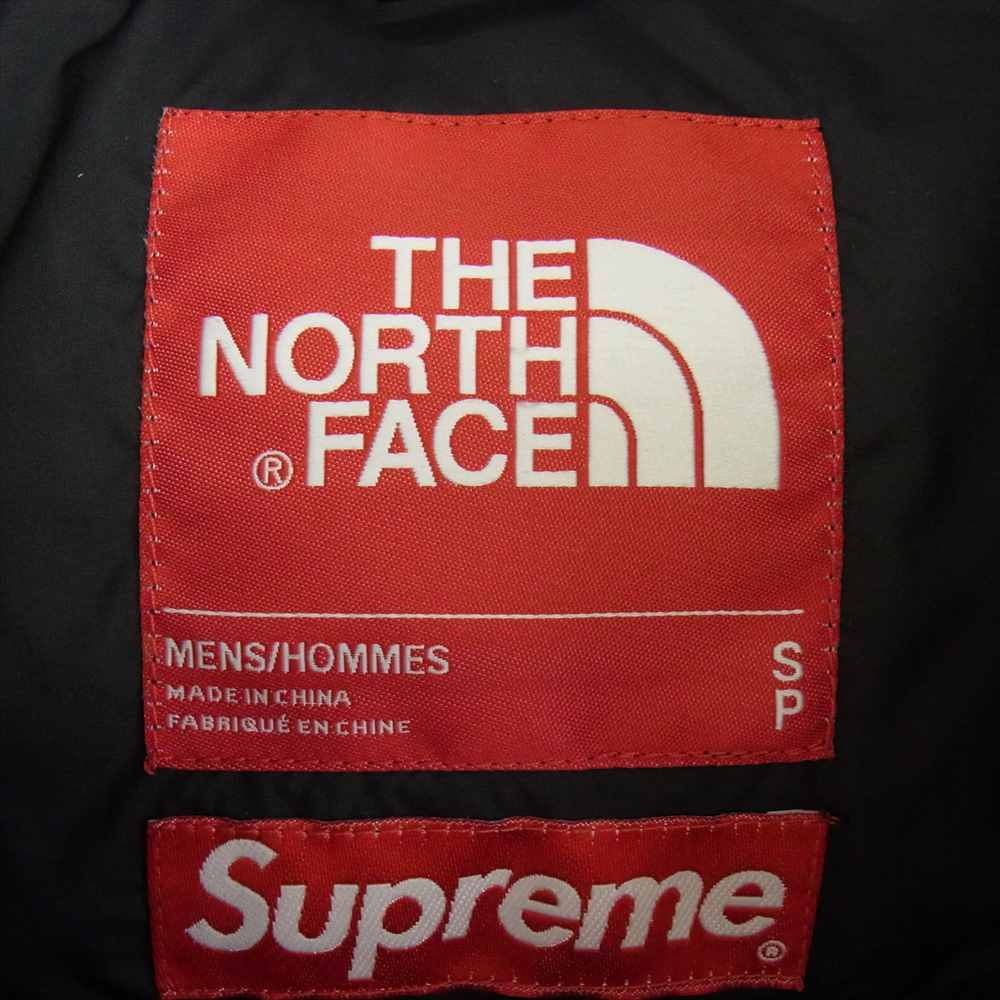 Supreme シュプリーム 15AW The North Face By Any Means Nuptse Jacket ノースフェイス バイエニーミーンズ ヌプシ ダウン ジャケット ブラック系 S【中古】