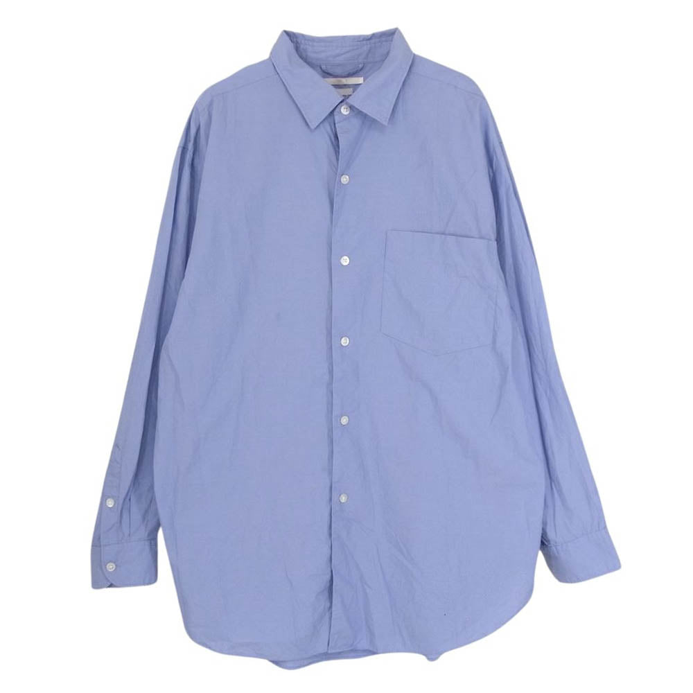 ブラームス 23AW BHS23F019 Chambray Point Collar Shirt 長袖 シャツ ブルー系 2【中古】