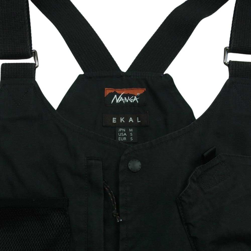 NANGA ナンガ 別注 EKAL ユーティリティ ベスト 中国製 ブラック系 M【中古】