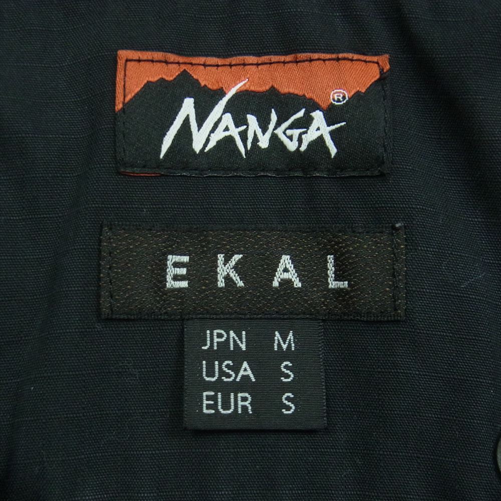 NANGA ナンガ 別注 EKAL ユーティリティ ベスト 中国製 ブラック系 M【中古】