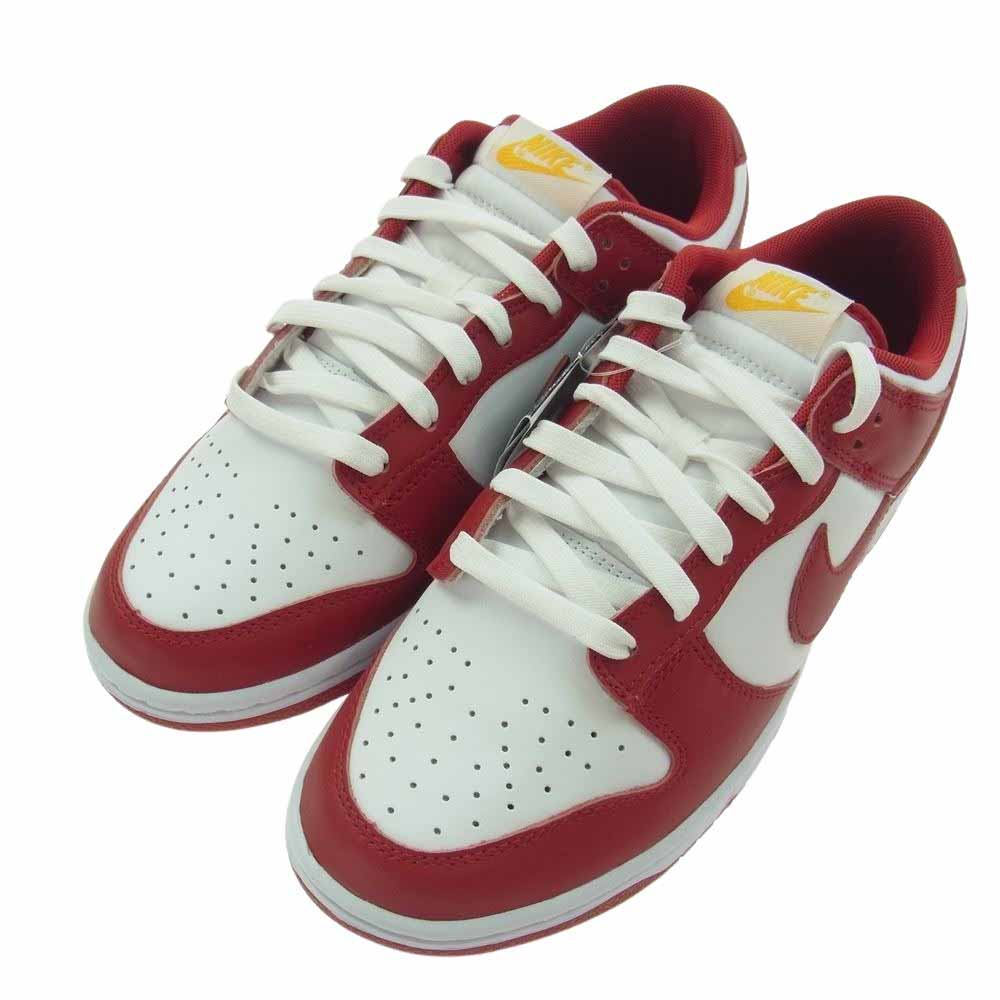 NIKE ナイキ DD1391-602 Dunk Low Gym Red ダンク ロー ジムレッド スニーカー 26.5cm【新古品】【未使用】【中古】