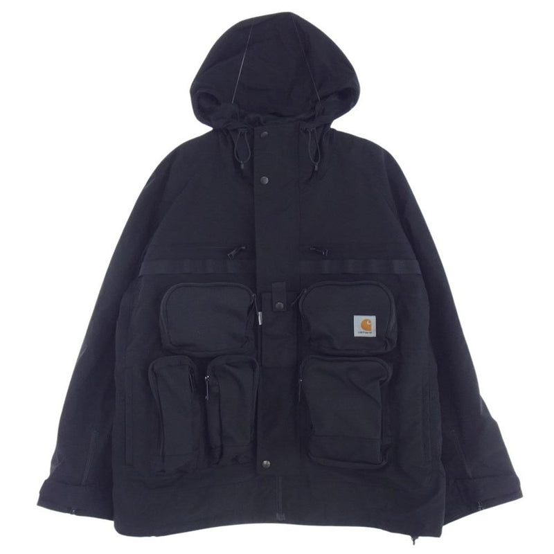 Carhartt カーハート 23AW WL-J901 eye JUNYA WATANABE MAN エステルオックス ポケット マウンテンパーカー ブラック系 M【新古品】【未使用】【中古】