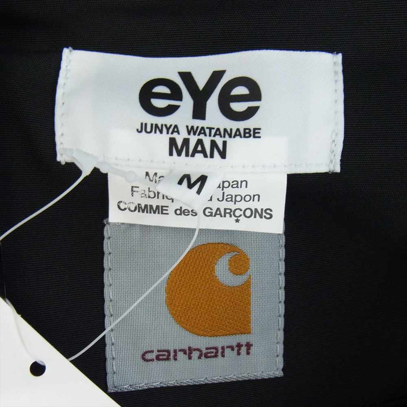 Carhartt カーハート 23AW WL-J901 eye JUNYA WATANABE MAN エステルオックス ポケット マウンテンパーカー ブラック系 M【新古品】【未使用】【中古】