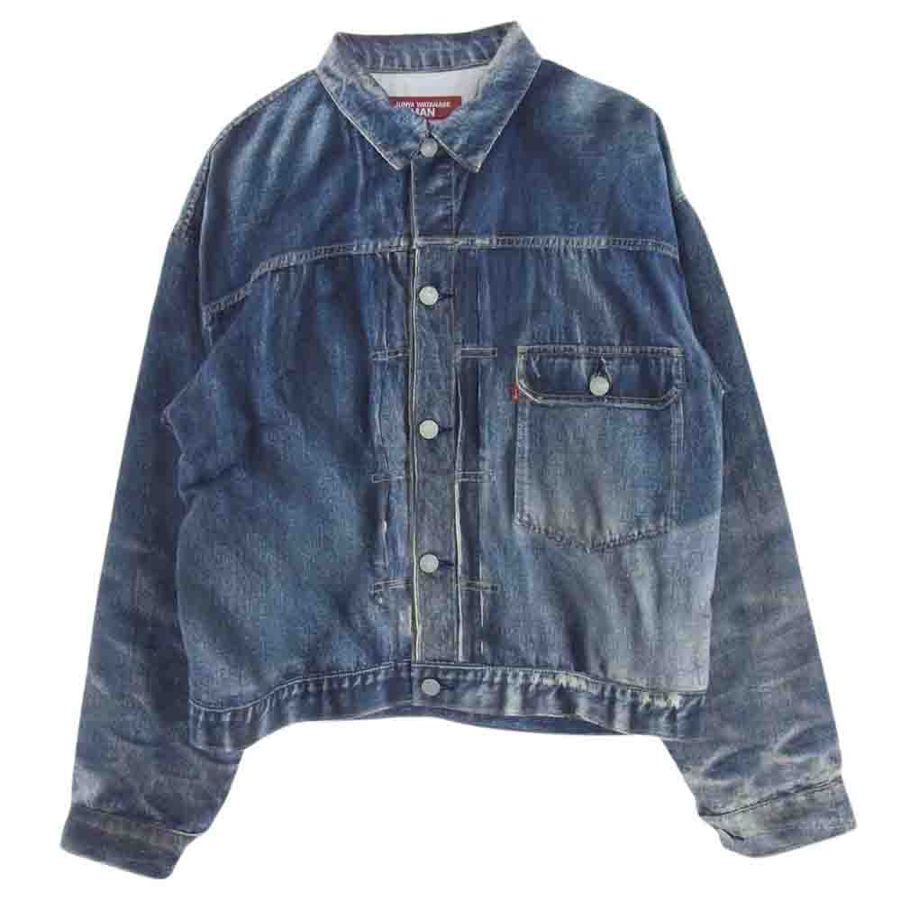 COMME des GARCONS コムデギャルソン 22SS WI-J908 eye JUNYA WATANABE MAN BERBERJIN LEVI’S 506XXE 転写 デニム ジャケット インディゴブルー系 S【美品】【中古】