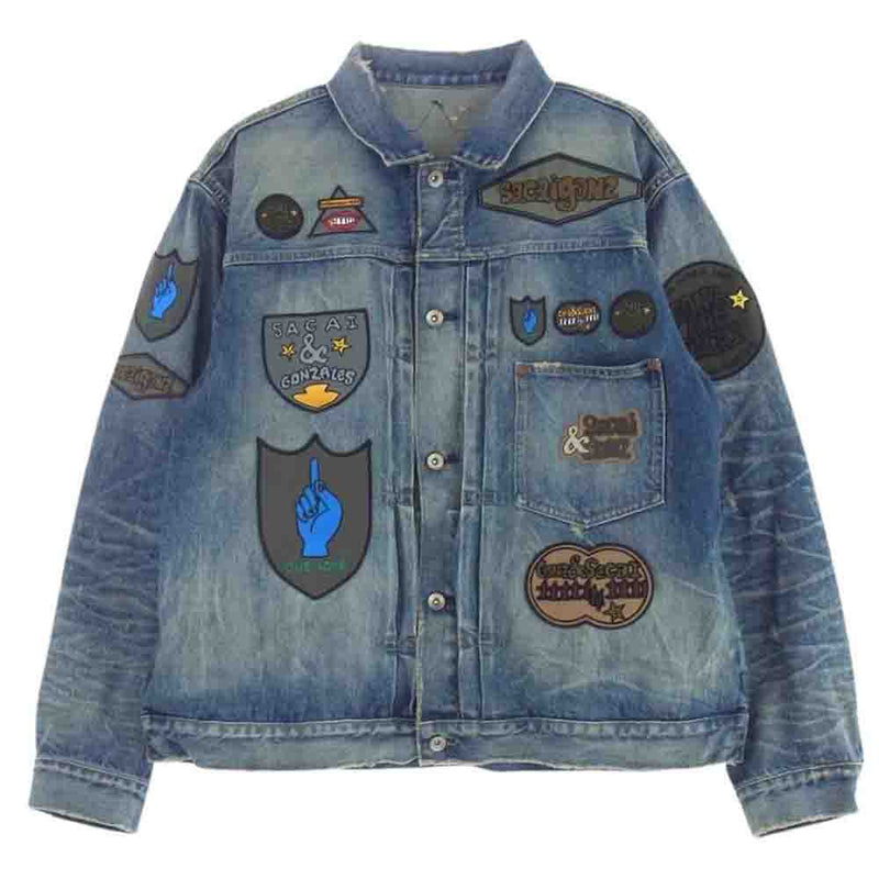 Sacai サカイ 24AW 24-03525M Gonz BEYONDEXX Denim Jacket  デニム ジャケット 3【新古品】【未使用】【中古】