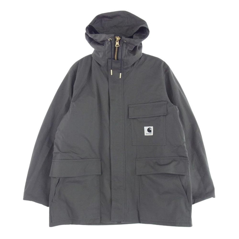 Carhartt カーハート 24SS 24-03390M Sacai サカイ WIP Reversible Coat GRAY×BLACK ジャケット コート ブラック系 1【極上美品】【中古】