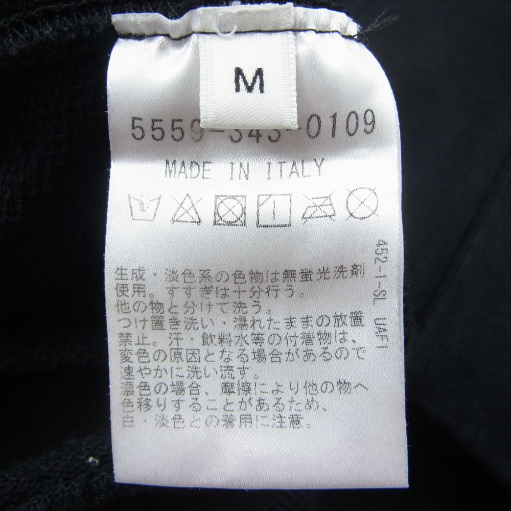 オーエーエムシー 20SS 5559-343-0109 SOLAR HOODIE ソーラー フーディ クロップド プルオーバー パーカー ブラック系 M【中古】