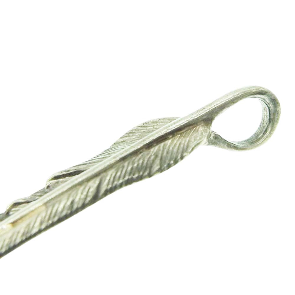 TADY&KING タディアンドキング SVフェザー 先金 剣先K18 Sサイズ 左向き ペンダント トップ【中古】