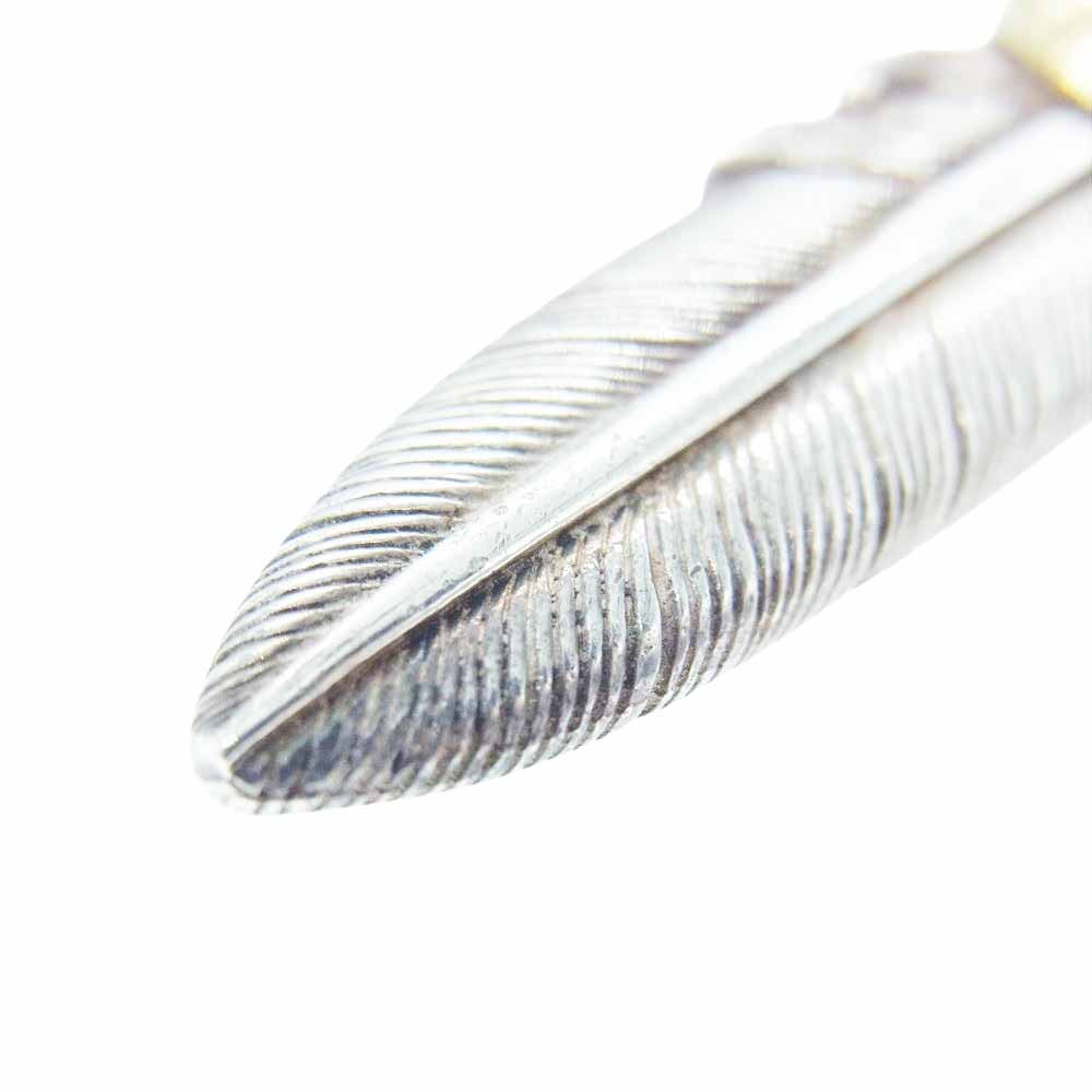 TADY&KING タディアンドキング 金ハートホイール フェザー K18 Lサイズ ネックレス ペンダント トップ 【中古】