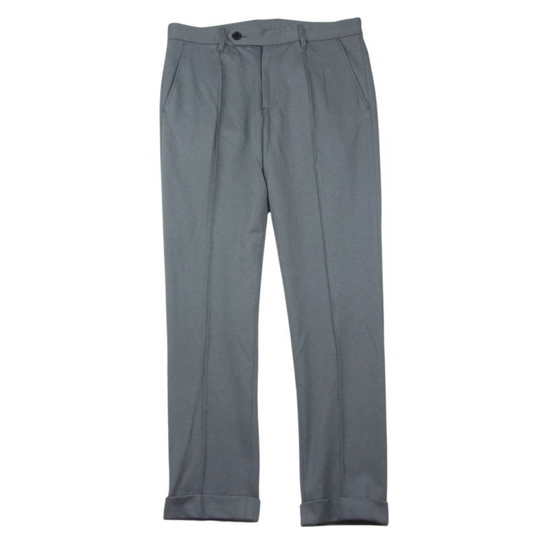 1piu1uguale3 ウノピュウノウグァーレトレ MRP543 COMFY SLACKS ストレッチ 裾ダブル イージー スラックス パンツ  グレー系 4【中古】