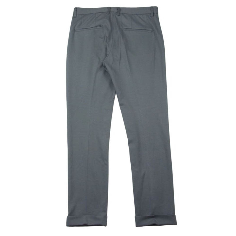 1piu1uguale3 ウノピュウノウグァーレトレ MRP543 COMFY SLACKS ストレッチ 裾ダブル イージー スラックス パンツ  グレー系 4【中古】