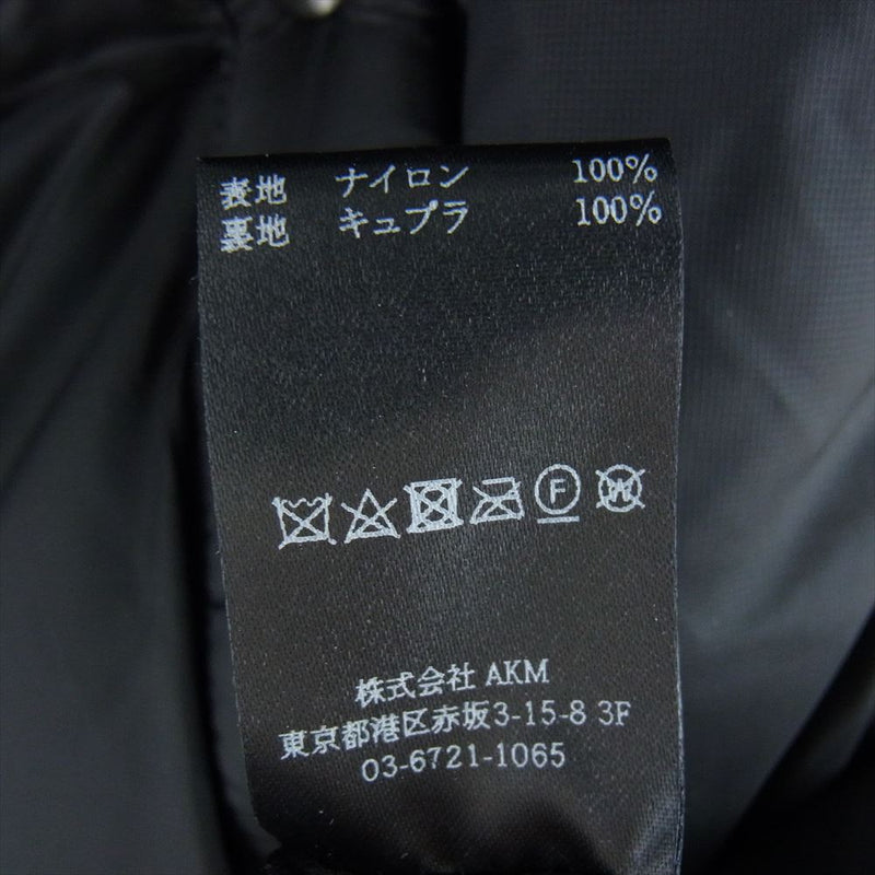 1piu1uguale3 ウノピュウノウグァーレトレ 22AW MRC141 LIMONTA ロングダウン コート ジャケット ブラック系 3【中古】