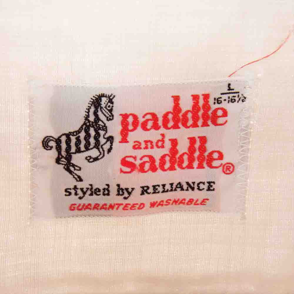 ヴィンテージ 70s paddle and saddle  ベージュ系 L【中古】