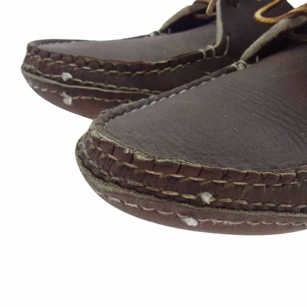 ARROW MOCCASIN アローモカシン レザー ローカット シューズ ブラウン系【中古】
