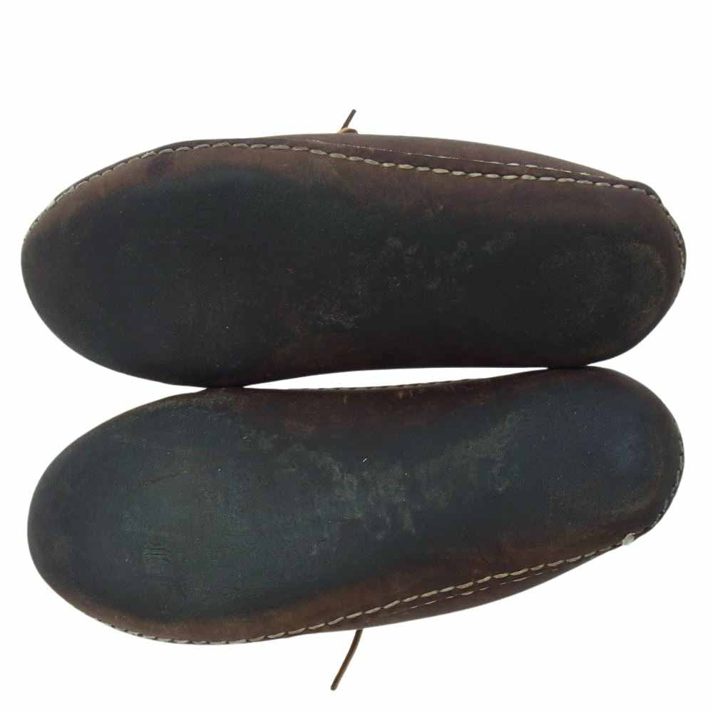 ARROW MOCCASIN アローモカシン レザー ローカット シューズ ブラウン系【中古】
