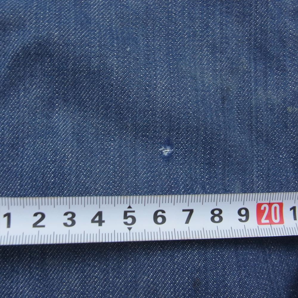 パワーハウス 101 TALON ジップ ストレート デニム パンツ インディゴブルー系【中古】